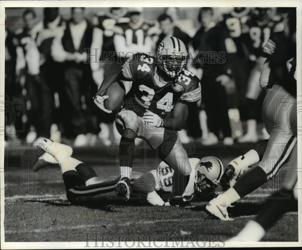 1994 Press Photo Green Bay Packers starting football halfback, Edgar Bennett-Historic Images