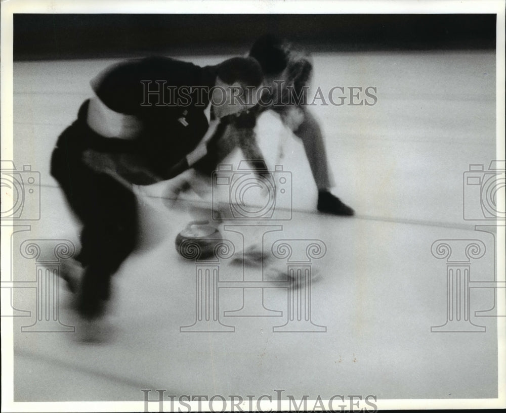 1994 Press Photo US Curling Association - John Connely, Carl Scheid, Wisconsin-Historic Images