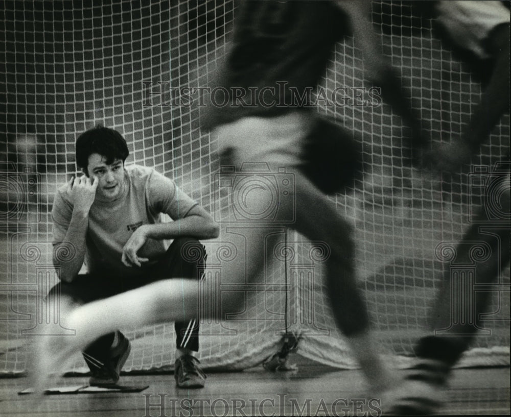 1980 Press Photo University of Wisconsin Madison's coach Bob Voight at Klotsche- Historic Images