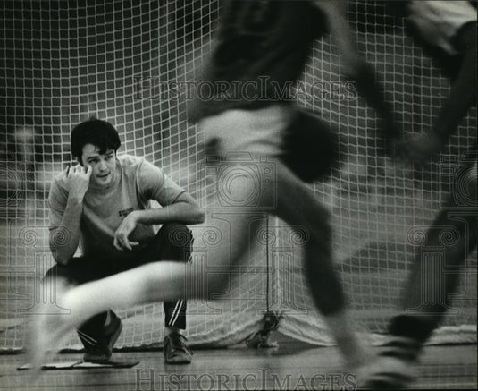 1980 Press Photo University of Wisconsin Madison's coach Bob Voight at Klotsche- Historic Images