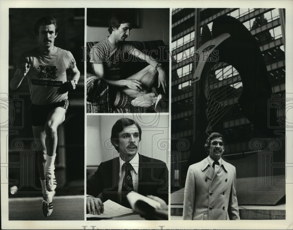 1976 Press Photo Olympic hopeful &amp; one of the world&#39;s top runner, Rick Wohlhuter - Historic Images