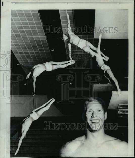 1967 Pan American Games' Diving Gold Medalist Bernie Wrightson - Historic Images