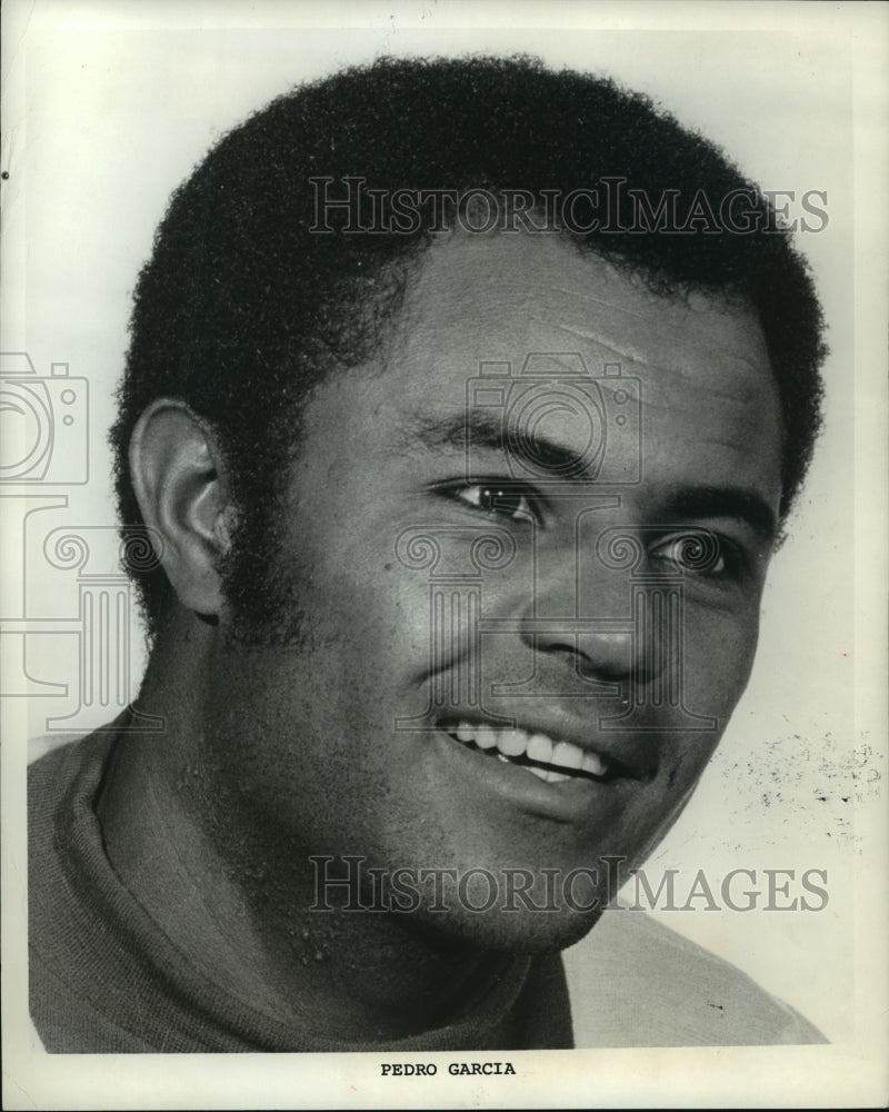 1974 Press Photo Milwaukee Brewers baseball player, Pedro Garcia, a spoiler - Historic Images