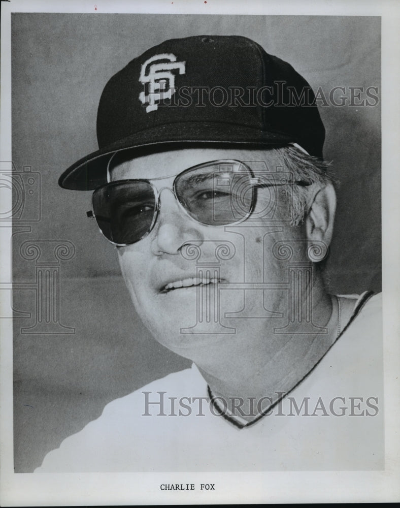 1973 Press Photo San Francisco Giants baseball manager, Charlie Fox - mjt04016 - Historic Images