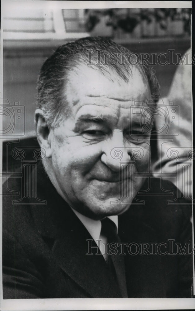 1959 Press Photo Stanley Bucky Harris, Boston Red Sox baseball general manager - Historic Images