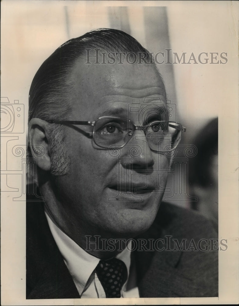 1973 Press Photo Baseball commissioner, Bowie Kuhn - mjt04215 - Historic Images