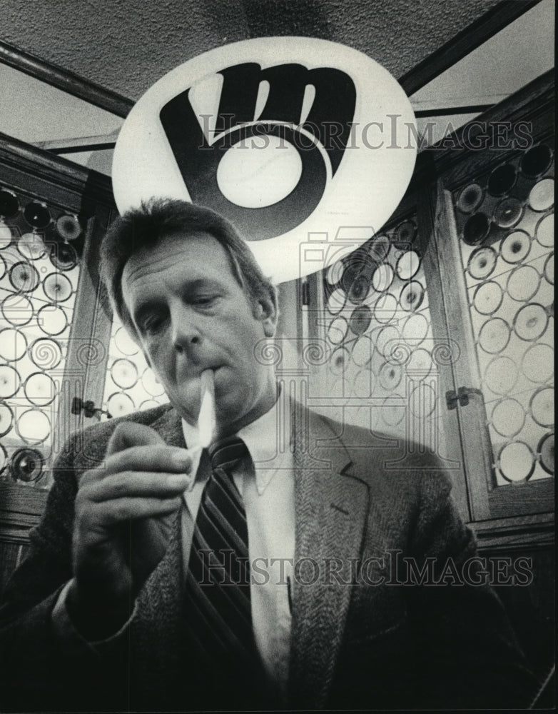 1983 Press Photo Milwaukee Brewers baseball manager, Rene Lachemann - mjt04243- Historic Images