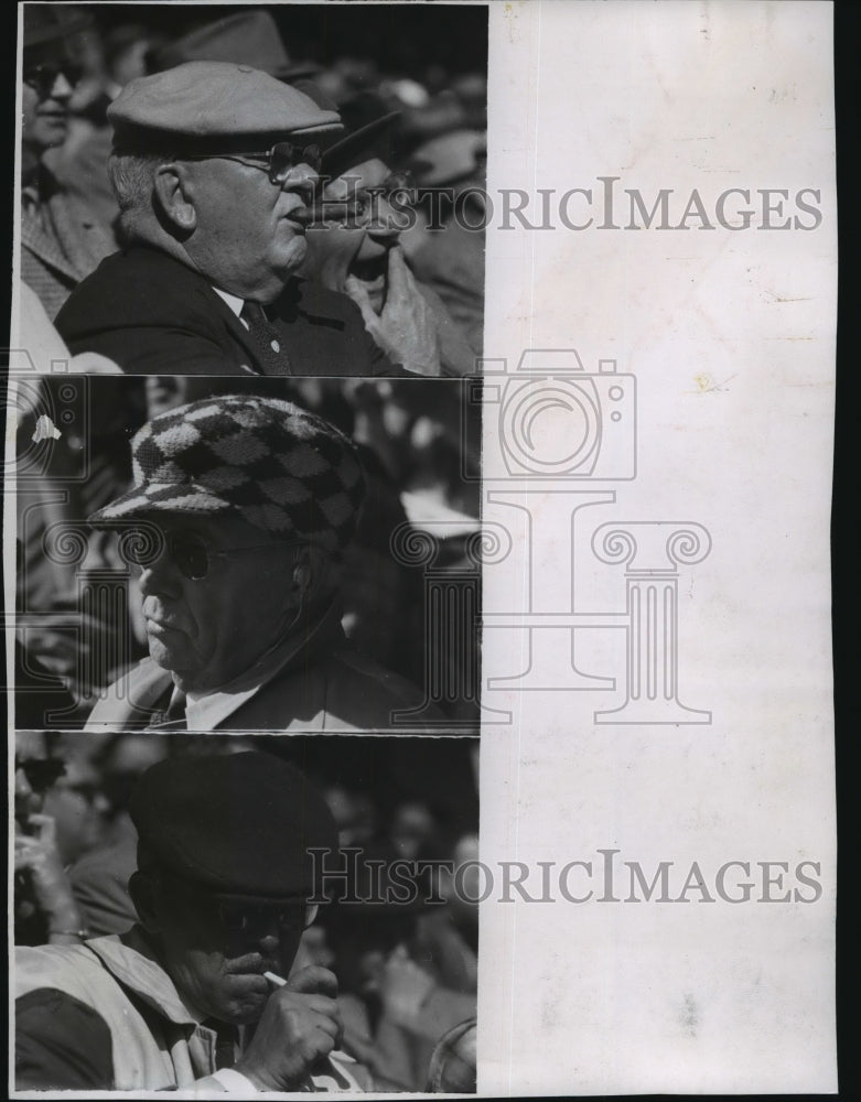 1958 Caps were in fashion during the World Series in Milwaukee - Historic Images