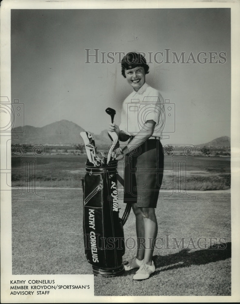 1963 Golfer Kathy Cornelius of Kroydon / Sportsman's Advisory staff - Historic Images