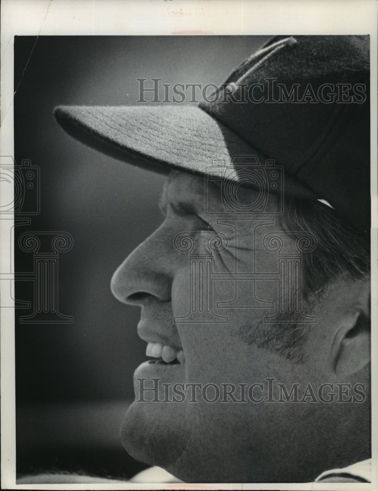 1974 Press Photo Milwaukee Brewers baseball manager, Del Crandall - mjt04749- Historic Images