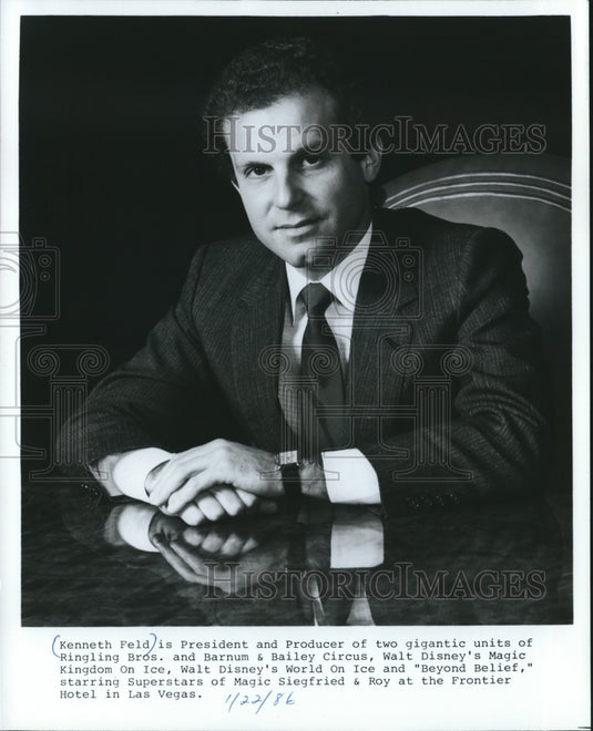 1986 Kenneth Feld is President and Producer of Family Entertainment. - Historic Images