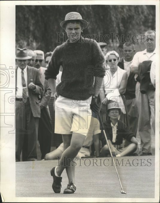 1959 Top Amateur Golfer Carol Sorenson From Janesville, Wisconsin - Historic Images