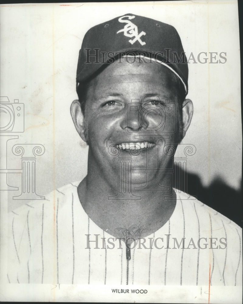 1972 Press Photo Chicago White Sox - Wilbur Wood, Baseball Player - mjt06371 - Historic Images
