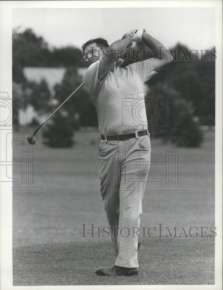 1974 Press Photo National Senior Golf Championship Winner Manuel De La Torre - Historic Images