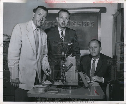 1959 Wisconsin Basketball's John Erickson, Ron Nord And John Orr - Historic Images