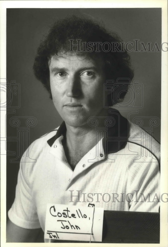 1981 Press Photo John Costello Milwaukee Schlitz softball team - mjt07554 - Historic Images