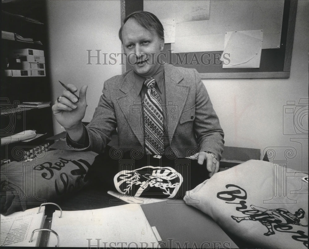 1979 Press Photo Former Milwaukee Braves baseball player John DeMerit- Historic Images