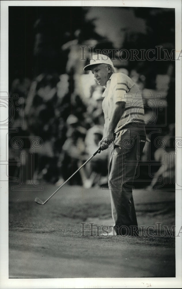 1990 Press Photo Billy Mayfair three way tie for second on PGA tour., Milwaukee.- Historic Images
