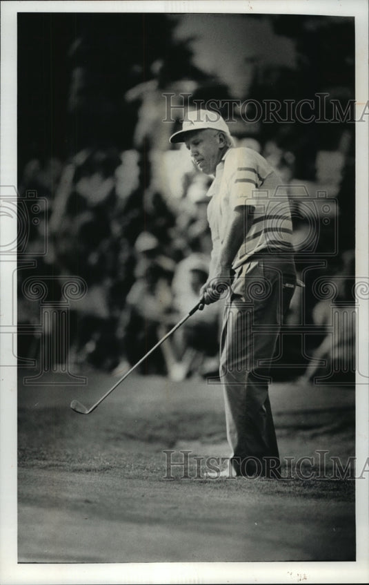 1990 Press Photo Billy Mayfair three way tie for second on PGA tour., Milwaukee.- Historic Images