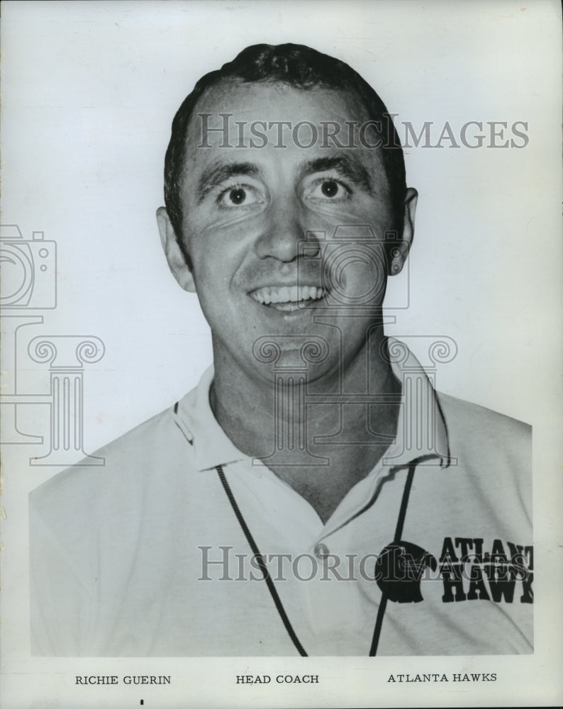 1968 Atlanta Hawk Head Coach Richie Guerin - Historic Images