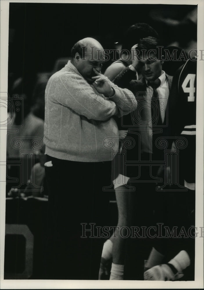 1989 Press Photo Milwaukee Basketball Rick Majeris - mjt09024- Historic Images