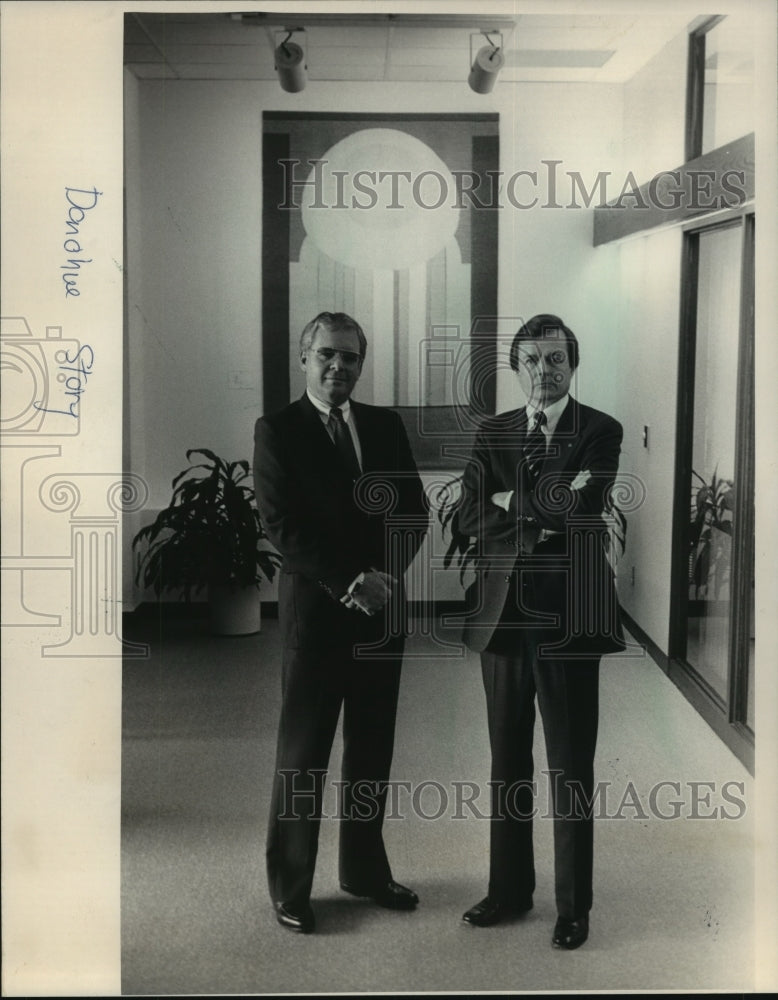 1984 Press Photo President Of Sheboygan's Donohue And Associates Keith Garnett- Historic Images