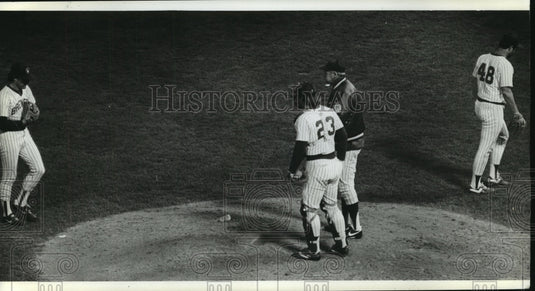 1982 Press Photo Milwaukee Brewers Player Bob McClure Replaces Mike Caldwell - Historic Images
