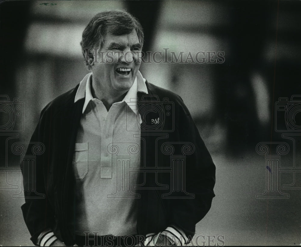 1984 Press Photo Green Bay Packers head Forrest Gregg - mjt09771- Historic Images