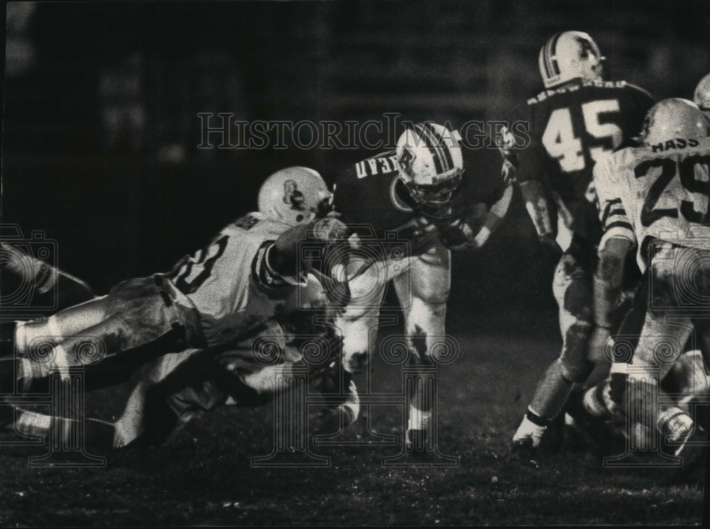 1991 Press Photo Arrowhead running back Marshall Senfleben - mjt09823- Historic Images