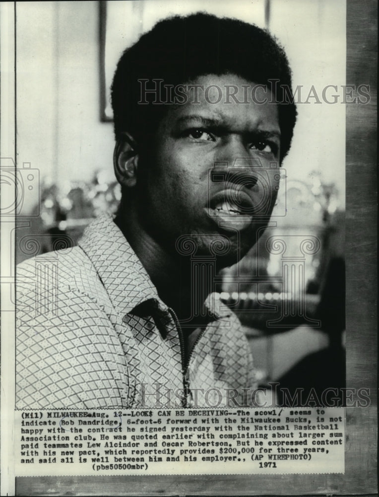 1971 Milwaukee Bucks Basketball Player Bob Dandridge-Historic Images