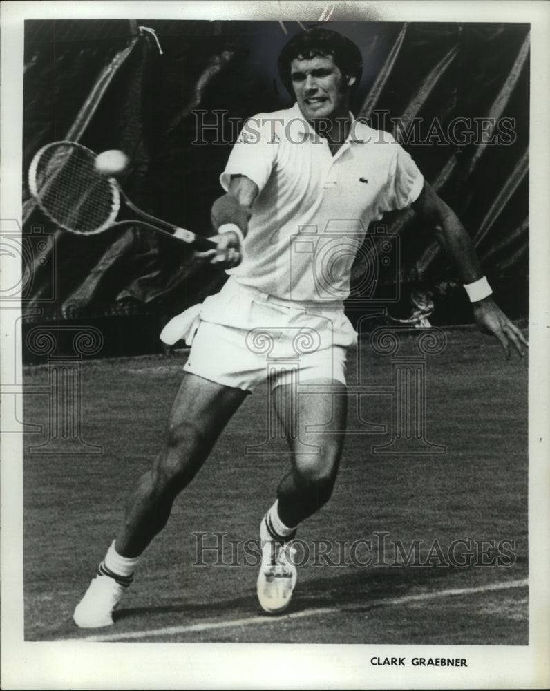 1974 United States tennis star Clark Graebner - Historic Images