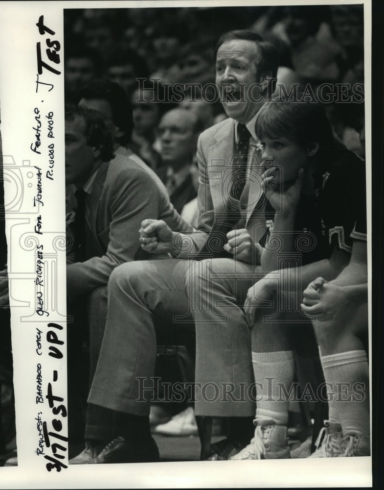 1984 Press Photo Glen Richgels Baraboo High School Basketball - mjt10952 - Historic Images