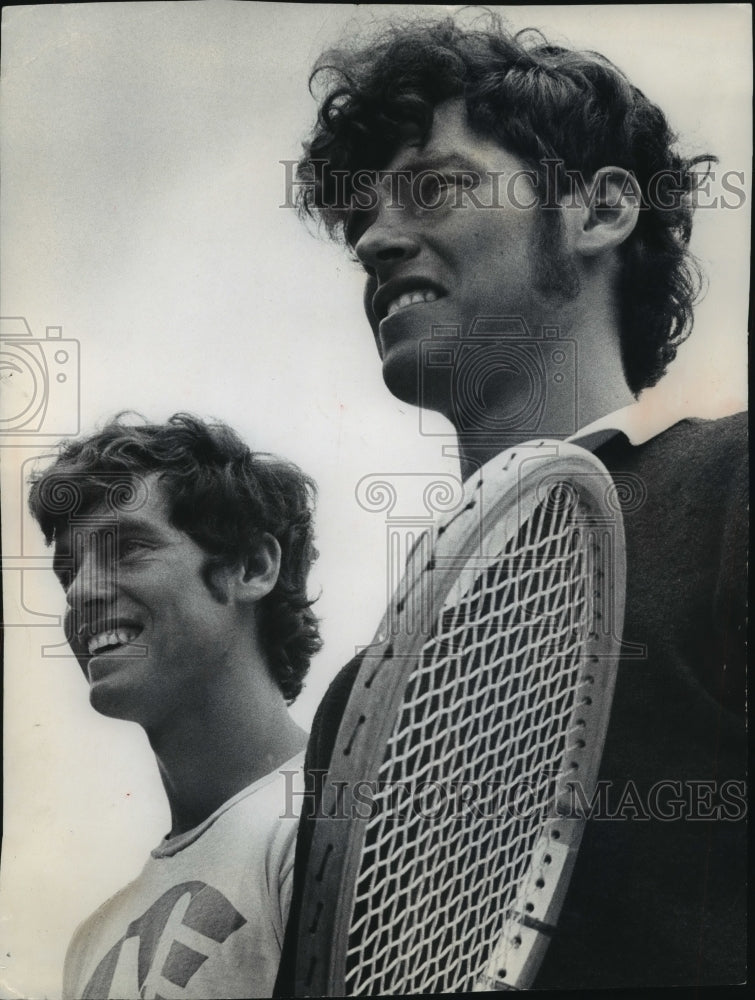 1972 Tom and Tim Gullikson professional tennis player twins. - Historic ...