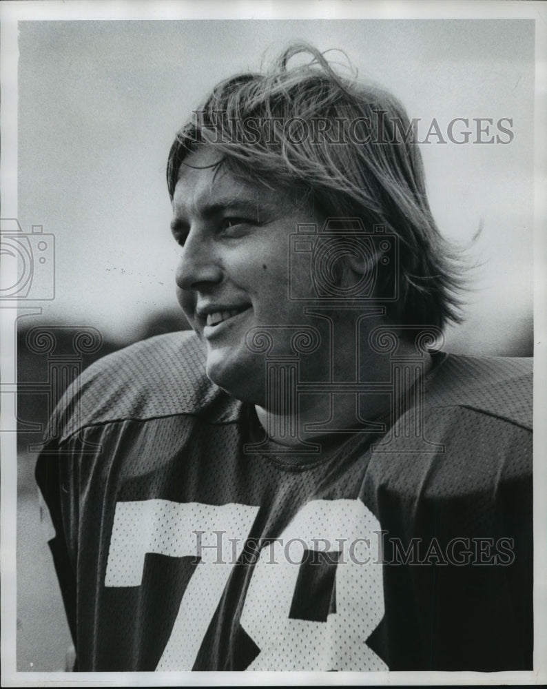 1975 Press Photo University of Wisconsin football - John Reimer - mjt11203 - Historic Images
