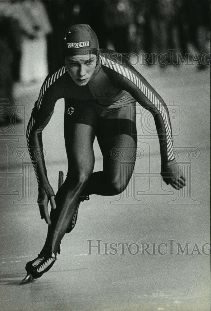 1980 Press Photo Speed skater Beth Heiden - mjt12095 - Historic Images