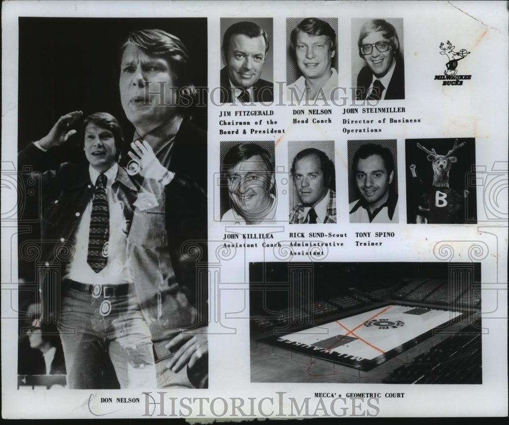 1978 Press Photo Photos of Milwaukee Bucks Staff and Coaches - mjt12415 - Historic Images