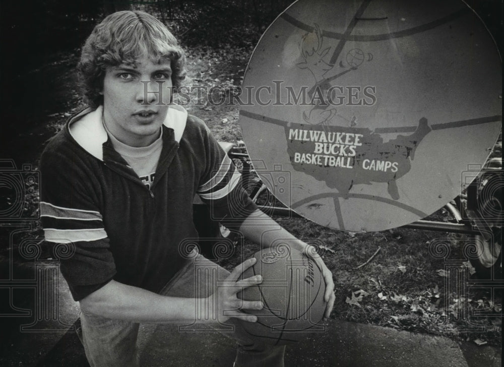 1981 Press Photo Donn Nelson, the Son of the Milwaukee Bucks&#39; Basketball Coach- Historic Images