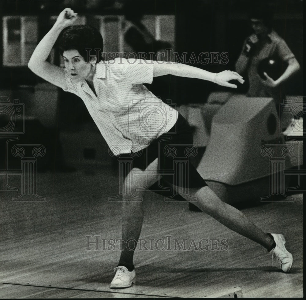 1982 Press Photo Woman bowler Judy Pierner - mjt12587- Historic Images