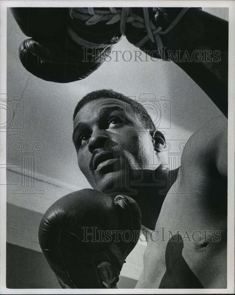 1966 Gerald Pate, Milwaukee Boxer. - Historic Images