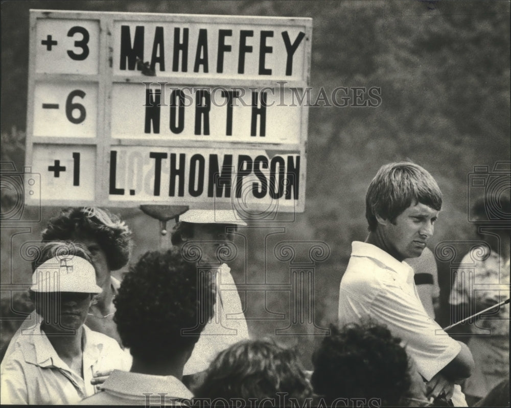 1979 Press Photo Madison pro golfer Andy North at Tuckaway Country Club- Historic Images