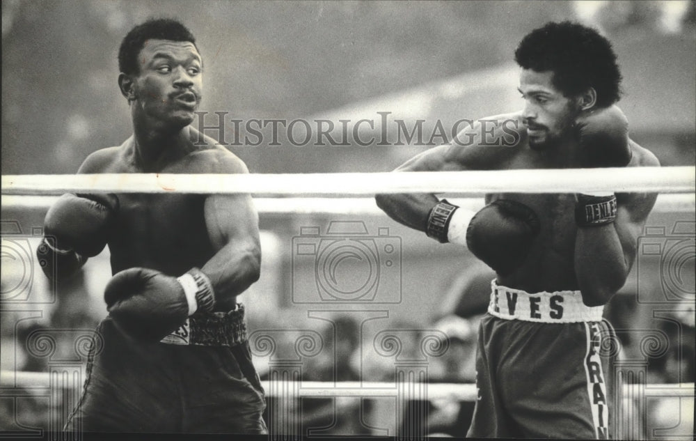 1981 Press Photo United States Boxer Efraim Nieves - mjt13353 - Historic Images