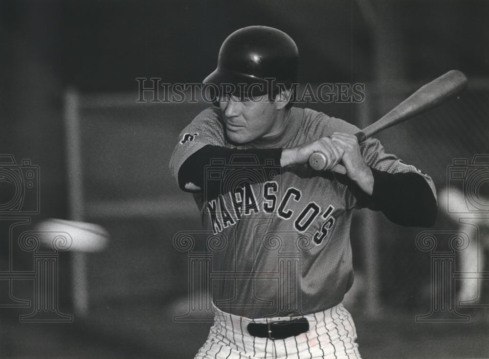 1981 Press Photo Langsdorf League baseball player Bill Mosser of Marasco's- Historic Images