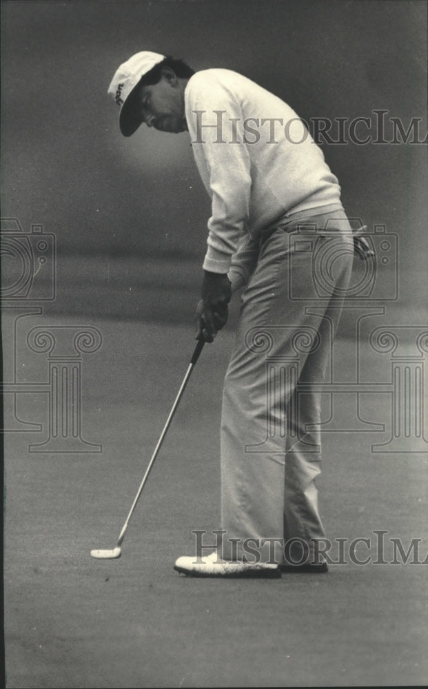 1986 Press Photo Greater Milwaukee Open Champion golfer Morris Hatalsky- Historic Images