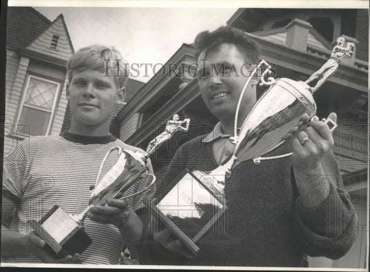 1967 Bob Gimm & Fred Johnson win Sentinel Golf Tournament - Historic Images