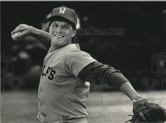1988 Press Photo Catcher Craig Kealty Gets Olympic Tryout Invitation - mjt14703 - Historic Images