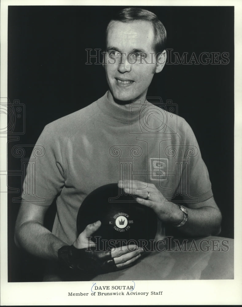 1970 Press Photo Bowler Dave Soutar is a Member of Brunswick Advisory Staff. - Historic Images