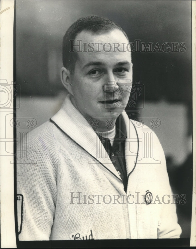 1968 Press Photo Curler player Bud Somerville - mjt15190- Historic Images