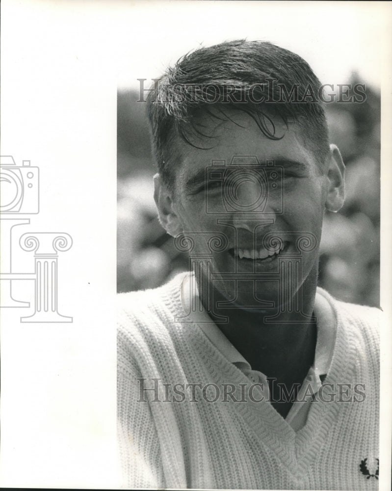 1961 Press Photo Marty Riessen, Western Open Tennis Tournament finalist - Historic Images