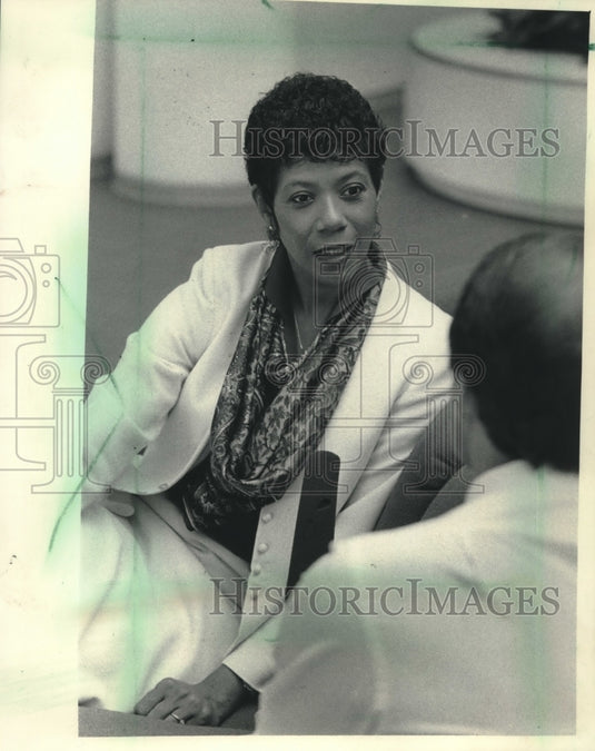 1984 Press Photo Wilma Rudolph, Track and field sprint Olympic gold medalist- Historic Images