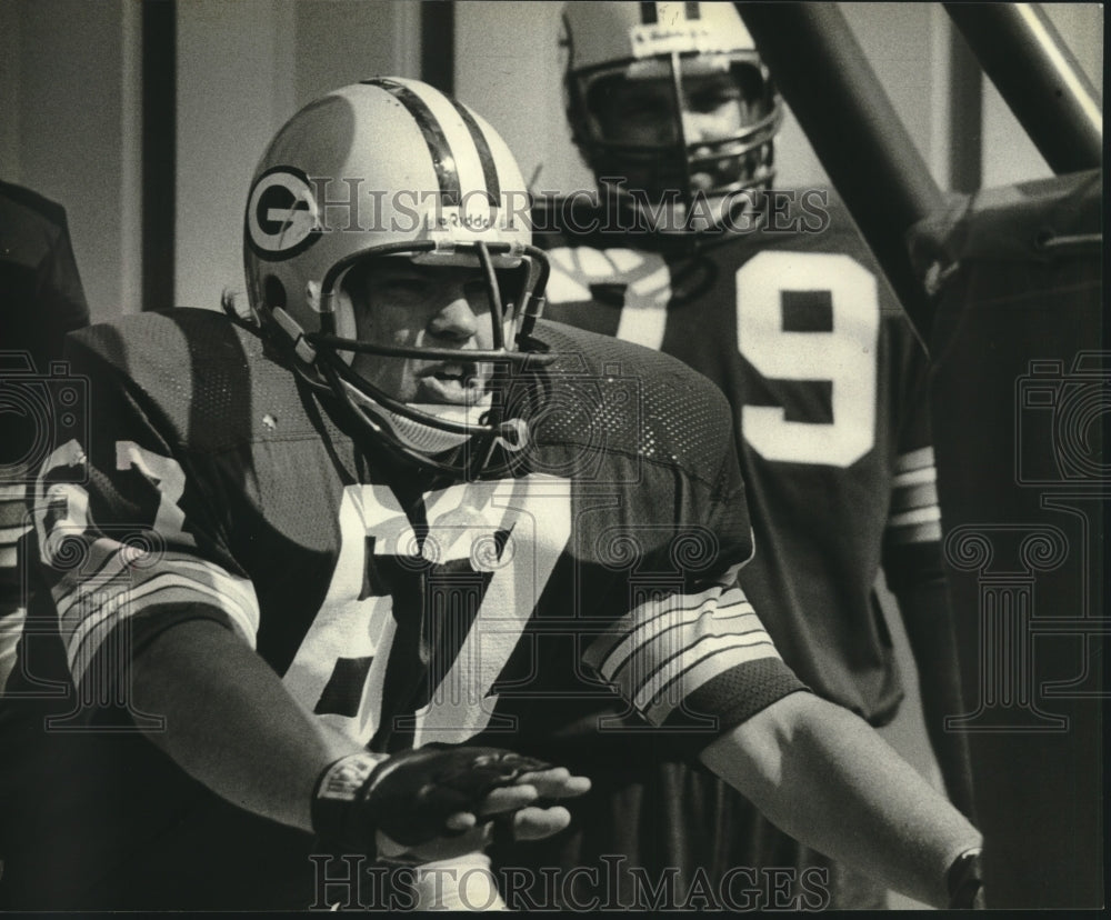 1980 Press Photo Green Bay Packer's Football Player Karl Wanke - mjt16114 - Historic Images